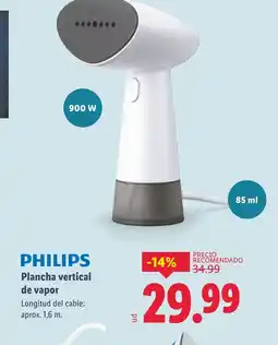 Lidl PHILIPS Plancha verticalde vapor oferta