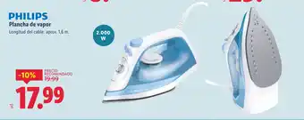Lidl PHILIPS Plancha de vapor oferta