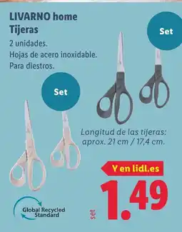 Lidl LIVARNO home Tijeras oferta