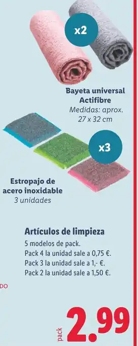 Lidl Artículos de limpieza oferta