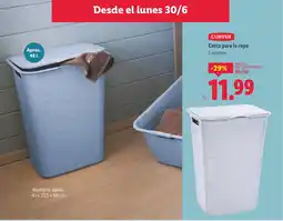 Lidl CURVER Cesta para la ropa oferta