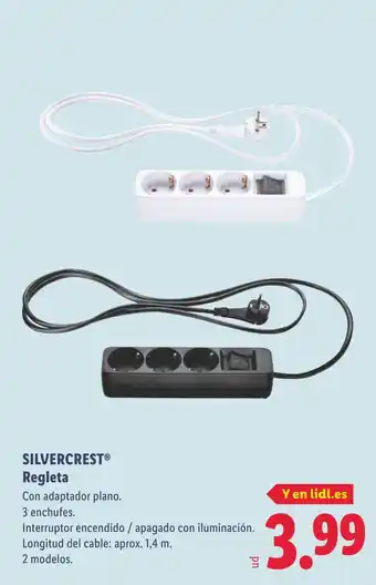 Lidl SILVERCREST Regleta oferta