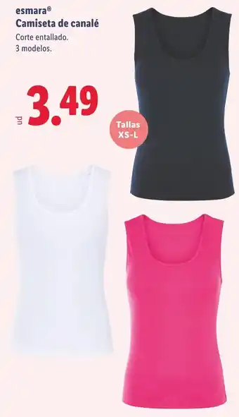 Lidl ESMARA Camiseta de canalé oferta