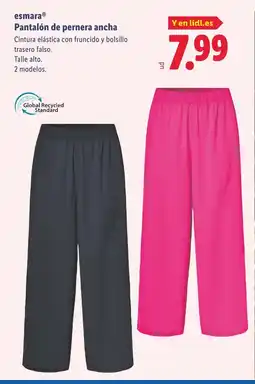 Lidl ESMARA Pantalón de pernera ancha oferta
