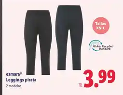 Lidl ESMARA Leggings pirata oferta