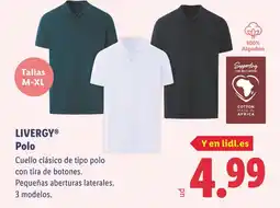 Lidl LIVERGY Polo oferta