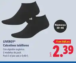 Lidl LIVERGY Calcetines tobilleros oferta