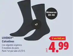 Lidl LIVERGY Calcetines oferta