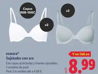 Lidl ESMARA Sujetador con aro oferta