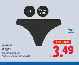 Lidl ESMARA Tangas oferta