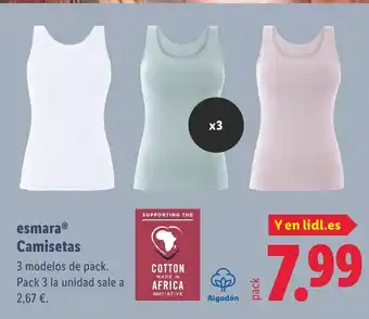 Lidl ESMARA Camisetas oferta