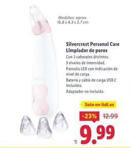 Lidl SILVERCREST Personal Care Limpiador de poros oferta