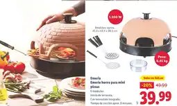 Lidl EMERIO Horno para mini pizzas oferta