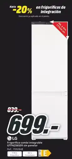 MediaMarkt Lg - frépardie combi intégrable gfw255ea oferta