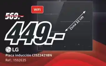 MediaMarkt Lg - placa inducción c15z2421bn oferta
