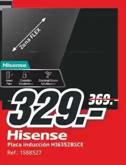 MediaMarkt Hisense - placa inducción h16352bsce oferta