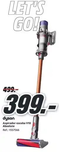 MediaMarkt Dyson - aspirador escoba v10 abolite oferta