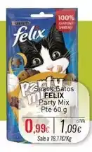 Cuevas Cash Felix - snack gatos party mix oferta