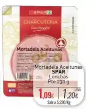 Cuevas Cash Spar - mortadela aceitunas lonchas oferta