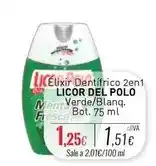 Cuevas Cash Licor del polo - dentífrico 2en11 oferta