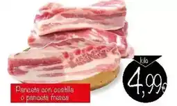 Supermercados Piedra Panceta con gostila o panceta fresca oferta