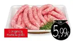 Supermercados Piedra Mixta - longaniza de pollo oferta