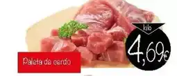 Supermercados Piedra Paleta de cerdo oferta