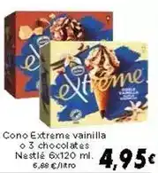 Supermercados Piedra Nestlé - cono extreme vainilla o 3 chocolates oferta