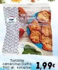Supermercados Piedra Delfín - tortillita camarones oferta