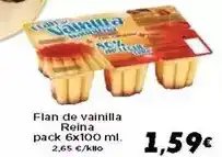 Supermercados Piedra Postres reina - flan de vainilla oferta