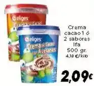 Supermercados Piedra Ifa eliges - crema cacao 1 o 2 sabores oferta