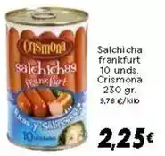 Supermercados Piedra Crismona - salchicha frankfurt oferta