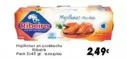 Supermercados Piedra Ribeira - mejillones en escabeche oferta