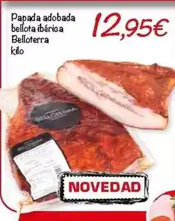 Supermercados Piedra Belloterra - papada adobada bellota iberica oferta