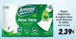 Supermercados Piedra Amoos - papel higiénico 3 capas aloe vera oferta