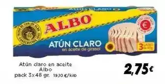 Supermercados Piedra Albo - atún claro en aceite oferta