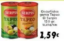 Supermercados Piedra Serpis - encurtidos gama tapeo oferta