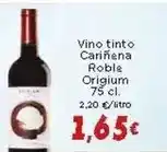 Supermercados Piedra Vino tinto cariñena roble origium 75 cl oferta