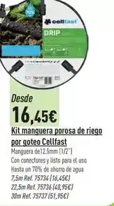 BdB Kit manguera porosa de riego por goteo oferta