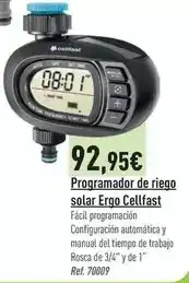 BdB Solar - programador de riego ergo oferta