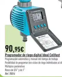 BdB Ideal - programador de riego digital celifast oferta