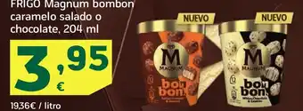 HiperDino FRIGO Magnum bombon caramelo salado o chocolate oferta