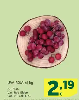 HiperDino Uva roja oferta
