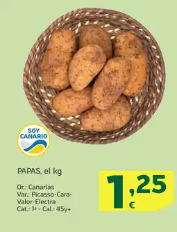 HiperDino Papas oferta