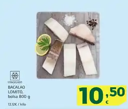 HiperDino Bacalao lomito oferta