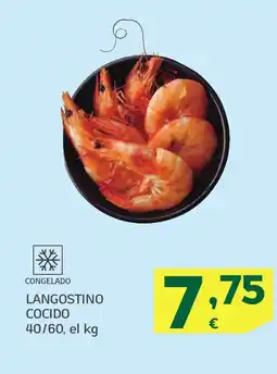 HiperDino Langostino cocido oferta