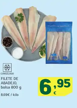 HiperDino Filete de abadejo oferta