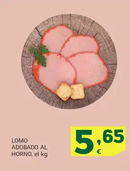 HiperDino Lomo adobado al horno oferta