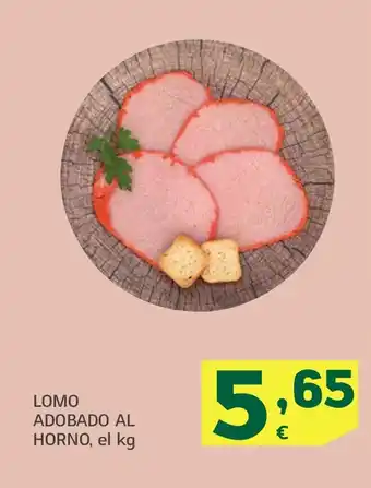 HiperDino Lomo adobado al horno oferta