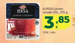 HiperDino ELPOZO jamón curado XXL oferta